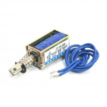 DC24V 300mA 15N/10mm Pull Type Linear Motion Solenoid Electromagnet