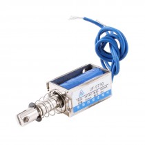 Replacment 0.5Kg Force Pull Type Open Frame Solenoid Electromagnet DC 24V 0.4A