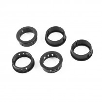 5 Pieces 30mm Mount Hole Black Cable Harness Protector Snap in Bushing Plugs
