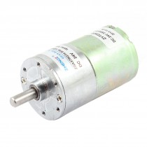 DC 24V 100RPM 6mm Shaft Dia Cylindrical Magnetic Electric Geared Box Motor