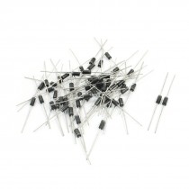 55Pcs Axial Leaded Low Drop SR240 Schottky Barrier Rectifier 2A 40V