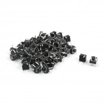 55Pcs Momentary Tact Tactile Push Button Switch 6x6x5.5mm 4-pin DIP