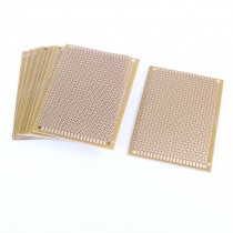 10 Pcs 7cm x 9cm Panel Universal Single Side Copper PCB Board Copper Tone