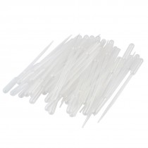 100 Pcs Plastic Disposable Graduated Transfer Pipettes Eye Dropper 5ML