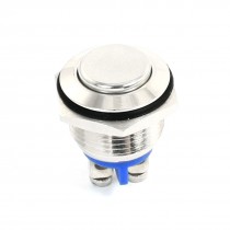 250V 15A SPST 1NO 16mm Thread Momentary High Head Push Button Switch