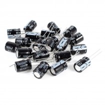 20 Pcs 1000uF 16V Radial Leads Aluminum Electrolytic Capacitors 10x17mm