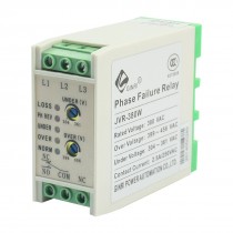JVR-380W Adjustable AC 380V 5 LED Light Phase Failure Sequence Protective Relay