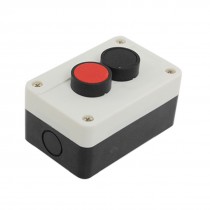 600V 10A Red Black Momentary Switch Push Button Station Ajnlj