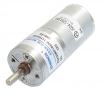 4mm Shaft Diameter Cylinder Shape Electric Gear Motor 2P 12VDC 30RPM