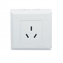 Home Office 10A-16A AC 110-250V 3 Pin AU Socket Wall Plate White