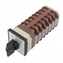 AC 380V 220V 3 Position 28 Terminals Rotary Cam Universal Changeover Switch