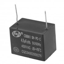 450V AC 4.5uF Polypropylene Film Motor Run Capacitor Yfyvo