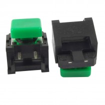 10 Pcs Momentary Tact Tactile Push Button Switch Right Angle 12 x 12 x 8mm w Cap