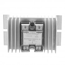 Solid State Relay Voltage Resistance Regulator SSR-10VA 25-380V AC + Heat Sink