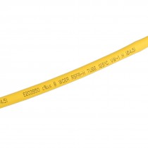 Yellow 19.7Ft 6M Long 4.5mm Dia Polyolefin Heat Shrinkable Tube Tubing