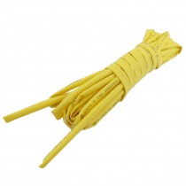 2M 6.6 Ft Long 2mm Dia. Yellow Polyolefin Heat Shrinkable Tube