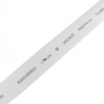 Ratio 2:1 9mm Dia White Polyolefin Heat Shrinkable Tube 8M Long