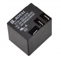 Black Rectangle Case 12V DC Power Relay RT91-DC12VK Type