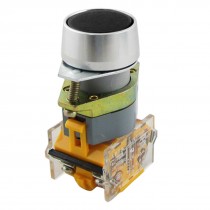 AC 660V 10A Black Sign Ignition Momentary Push Button Switch 1 NO 1 NC LA39-11BN