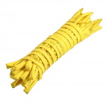 4.5mm 0.177" Yellow Heat Shrinkable Tube Shrink Tubing 10M 32.8Ft Length