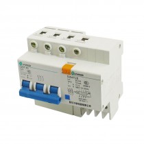 DZ47-63 DZ47LE 25A 400VAC 6000A 3 Pole Mini ELCB Earth Leakage Circuit Breaker