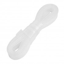 7mm Diameter Clear Polyolefin Heat Shrinking Tube 6M 19.7Ft