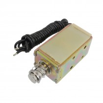 DC 48V 5.05A 10mm Stroke 16000GF Force Push Type Solenoid Electromagnet