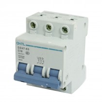 AC 240V 415V 6000A 3 Pole Mini Circuit Breaker DZ47-63 C16 w On Off Switch