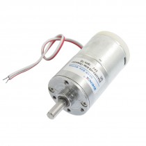 24V 10RPM Cylinder Shape 74mm Height Machine Micro DC Gear Motor