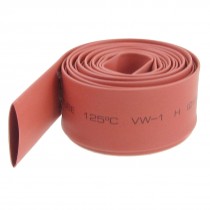 13mm Dia. Heat Shrinkable Tube Shrink Tubing 2M 6.6ft Red