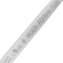 Ratio 4mm Dia White Polyolefin Heat Shrinkable Tube 8M 26.2Ft