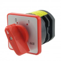 AC 380V 20A 4 Position Rotary Cam Universal Changeover Switch HZ5-20/4L03