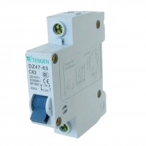 AC 230V/400V 63A Single Pole 1P Miniature Circuit Breaker