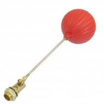 1/2"PT Male Thread Water Sensor Red Plastic Float Floating Ball 95mm Dia