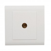 1 Gang TV Socket Mounting Coaxial Outlet Wall Plate Glzgs