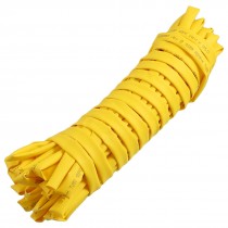 Yellow 32.8Ft 10M Long 5mm Dia Polyolefin Heat Shrinkable Tube Tubing