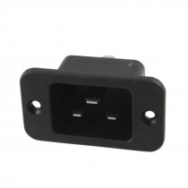 250V 20A IEC 60320 C14 Power Supply Plug Adapter