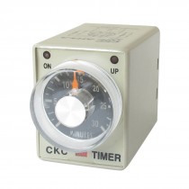AC 380V 0-30 Minutes 30m Plastic Housing Delay Timer Time Relay 8 Pin AH3-3