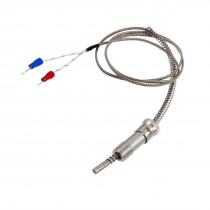 0-400C Adjustable Compression Spring Bayonet Cap K Type Thermocouple 1M