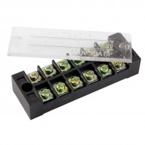 600V 25A 6P Position Double Rows Terminal Block Barrier