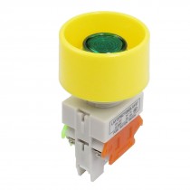 220V Green Light Illuminated Latching Contact Push Button Switch Ui 660V Ith 10A