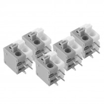 5 Pcs 4 Pins 5mm Pitch Screwless Terminal Block AC 220V