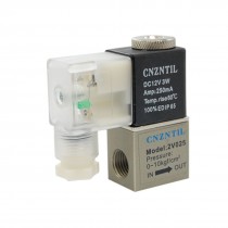 Pneumatic 2 Positions 2 Way Solenoid Valve DC 12V 3W