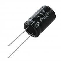 50 Pcs 470uF 63V 13x21mm Aluminum Electrolytic Capacitors