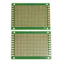 2 Pcs Universal Single Side PCB Board Stripboard 70x50mm Green