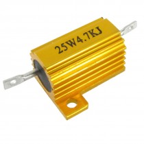 25W Power 5% 4.7K Ohm Resistance Aluminum Resistor