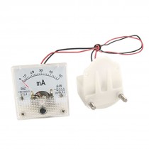 Plastic Square 91L4 AC 0-50mA Analog Meter Ammeter