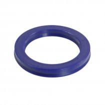 Blue PU 75mm x 100mm x 12mm Double Lip Sealing Cushion Dust Seal Ring