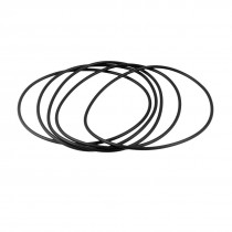5 Pcs 135mm x 3.5mm x 128mm Industrial Rubber O Ring Oil Seal Gaskets