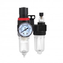 AFC 2000 Adjustable Air Source Treatment Pneumatic Filter Regulator w Gauge